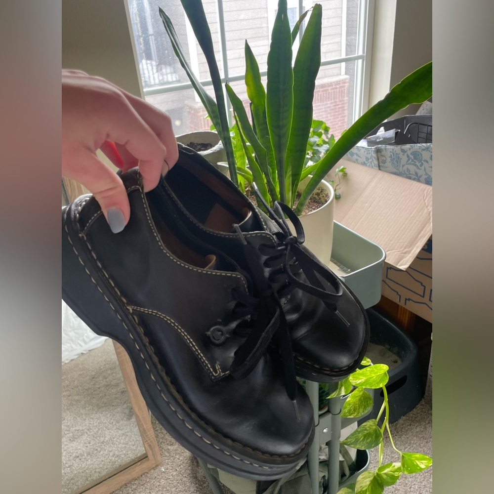 Black Oxford Leather Loafers